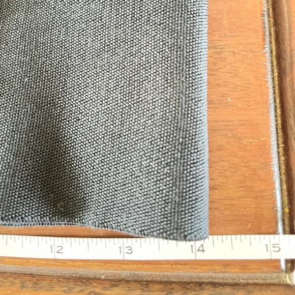 80’s elastic wide embellished buckle black belt - Picture 3 of 6